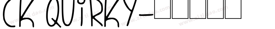 CK Quirky字体转换